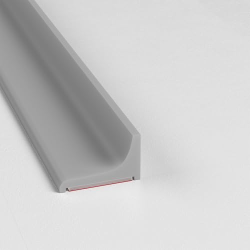Image of Grey Kitchen Sink Splash Guard and Bathtub Water Barrier, 98 in