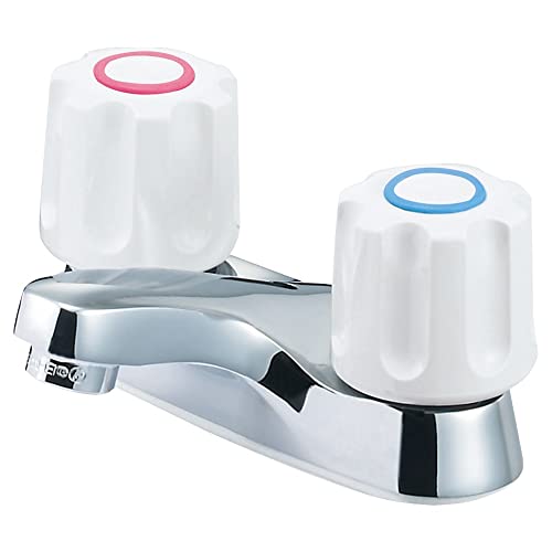 SANEI(サンエイ) ツーバルブ洗面混合栓 共用形 取付ピッチ102mm ポップアップ排水栓対応 K511NP-W