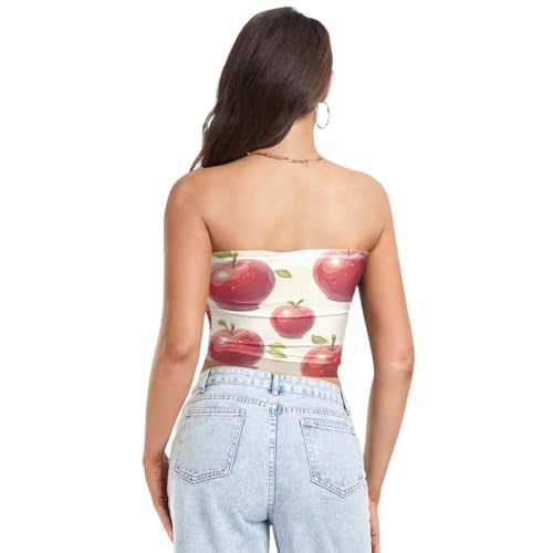Vintage Birds Flower Butterfly Sexy Crop Tops for Women Sexy Strapless Crop Top Bandeau Crop Top for Lady Nursing3