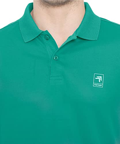 Image of GenX Men's Solid Regular Fit Polo Shirt