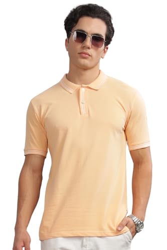 Image of ADRO Polo T Shirt for Men | Black Polo T-Shirt | 100% Cotton Polo Tshirt | Regular Fit Polo| Available in Plus Size Polo