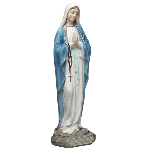 Estatua Virgen Nuestra Señora de Lourdes 15.5 cm miniatura 2