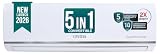 ONIDA 1 Ton 3 Star, New Star Rated, Inverter Split AC (Copper, Convertible 5-in-1, Fast Cooling at 55 °C, Deep Frost Clean, Turbo Flush Technology, IR123MGSP,White)