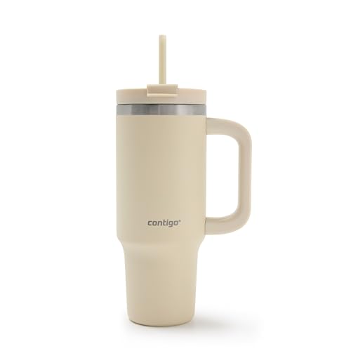 Image of Contigo Streeterville Leak-Proof, 30oz Tumbler, Cold for up to 29 hours, Stainless Steel, Oatmilk