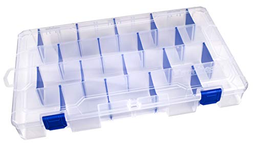 Flambeau Outdoors 5007 Tuff Tainer, Fishing Tackle Tray Box, Includes [18] Zerust Dividers, 36 Compartments #TOP3