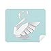 White Swan Butterfly Pattern Cleaning Cloth Screen Cleaner 2pcs Suede Fabric
