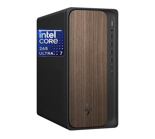 HP 2025 OmniDesk M03 Premium Business Next Gen AI Desktop Computer Intel Core Ultra 7 265(Beats i7-14700), 16GB DDR5 RAM, 1TB HDD + 256GB PCIe, Wi-Fi 6, DP, 2-Monitor Support 4K, HDMI, Windows 11