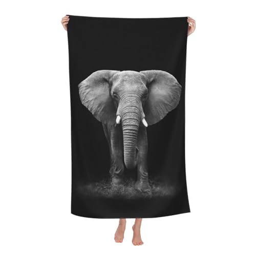 Elefant Microfaser Handtücher Weiches Handtuch Pflegeleicht Strandtuch Für Picknick Strand Pool