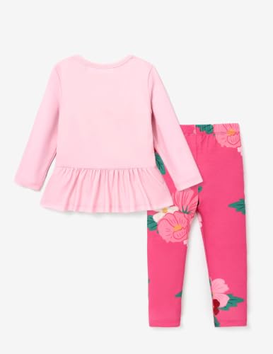 Image of Disney Toddler Girls Clothes Long Sleeve Shirt Leggings 2pcs Outfits Set