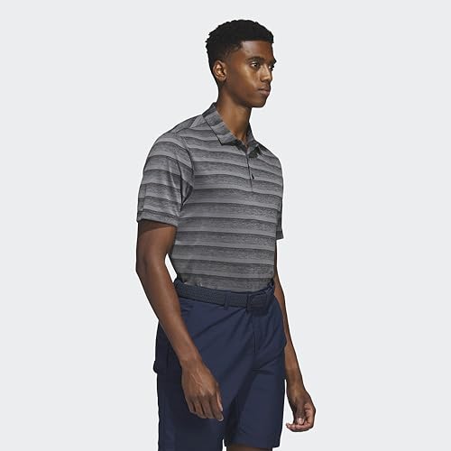 adidas Men's Two-Color Stripe Polo Shirt4