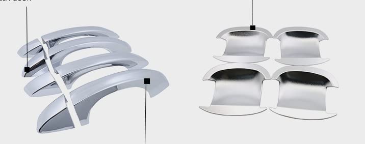 8 Stück Türgriff Schutzfolie Für SEAT Ateca 2016-2023 - Transparent