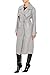 Forever 21 Women's Faux Leather Notched Trench Coat Grey Medium