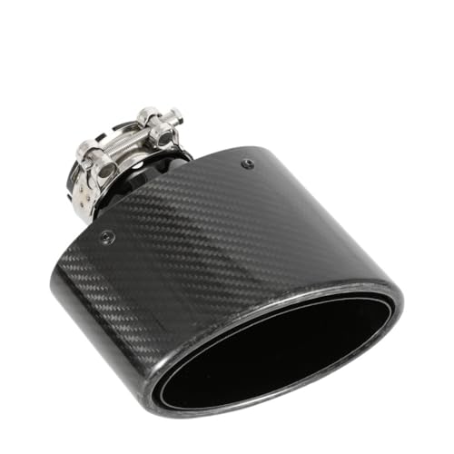 Embout d'échappement voiture inox ovale look sportif pour trajets du quotidien