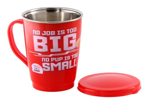 SKi Homeware Charlie Steel Mug 250Ml For Kids (Set Of 2, Return Gift, Licensed Character Merchandise (Paw Patrol))