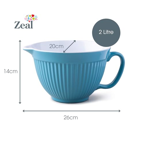 Tazón Mezclador Zeal Dos Tonos 20cm Aqua miniatura 5