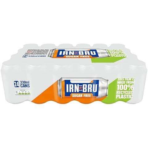 IRN-BRU Sugar-Free Diet Fizzy Drinks 24 Pack Cover