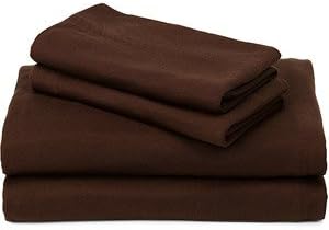 Elaine Karen Royal Luxury 100% Cotton Jersey Knit King Sheet Set, Mocha