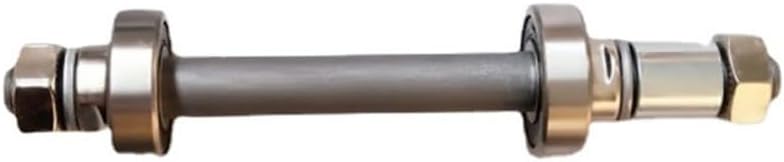 Cycling Supplies MTB Bike Hub Front and Rear Axle Set, 108145mm, Hollow Axle, Premium (后-空心轴+轴承)