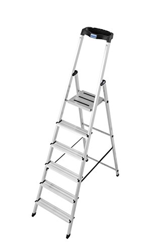 Preisvergleich Produktbild KRAUSE Stehleiter Safety, 6 Stufen, 126344