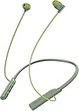 Oraimo NeckLite Wireless Neckband Earbuds, Wearable Around Neck Headphones Built-in Microphone, Bluetooth Headset Magnetic Earphones Deep Bass, Ultra-Lightweight Comfort, 30H Playtime, Green