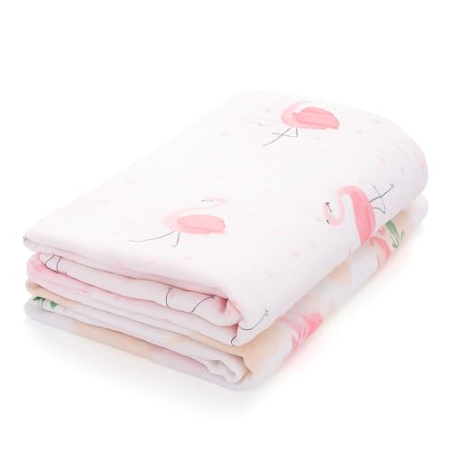 GSrenyu 2 Pcs Large Muslin Blanket Large Muslin Cloths For Baby