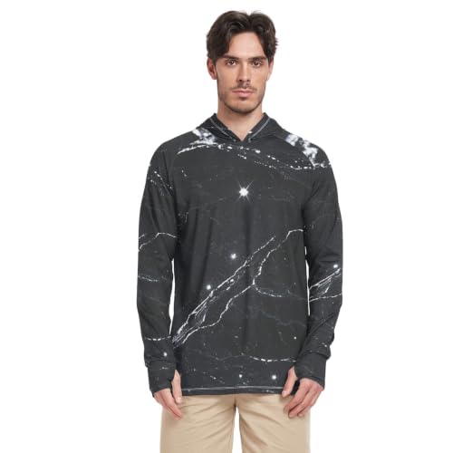 Sweat à capuche pour homme manches longues UPF 50+ sweat de bain rashguard