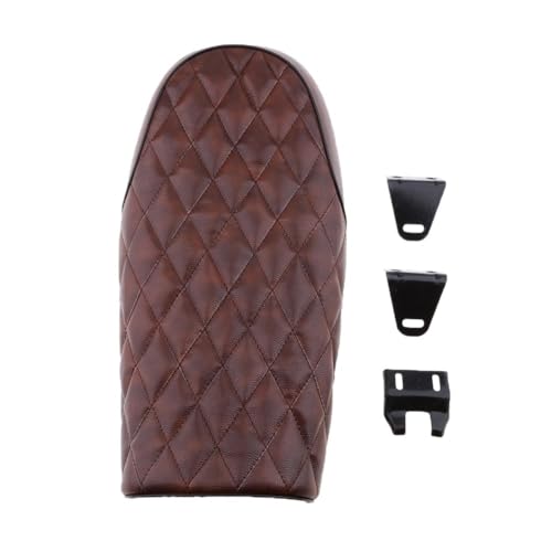 Cojín de moto vintage plano universal para modificar motocicleta retro de 3.4" de espesor