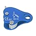 HERCHR Climbing Rope Grab Ascender Riser Adjuster, Self Locking Stop Descender 8‑13mm Climbing Rope Grab Stopper Rescue Rappel Ring Climbing Gear Rocking Fall Arrest Protection Belay Device(Blue)