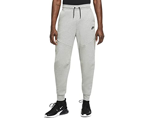 Nike CU4495 M NSW TCH FLC JGGR Pants Mens DK Grey Heather/(Black) L