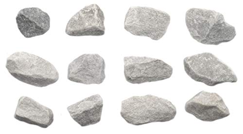 Image of EISCO 12PK Coarse White Marble, Metamorphic Rock Specimens - Approx. 1 inch - Geologist Selected & Hand Processed - Great for Science Classrooms - Class Pack
