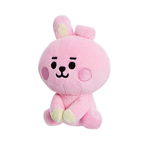 Aurora, 61479, BT21 Merchandise, Baby Cooky sitzend, 13cm, Braun, Rosa, BTS Fanartikel, Ofizielle Lizenz