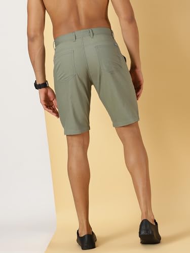Image of Thomas Scott Men's | Solid | Chino Shorts | Regular Fit | Cotton Elastane | Above Knee | Casual Short