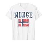 Norge Flag Norway Norwegian Home Love Family T-Shirt