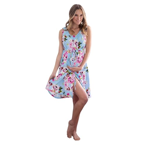 Image of Baby Be Mine Labor and Delivery Gown for Hospital – 3-in-1 Labor/Delivery/Nursing Gown – Maternity Sleepwear