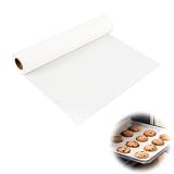 Rouleau de Papier Sulfurisé Blanc Taille 30cm x 50m - Extra Épais et Antiadhésif pour Cuis...