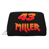 Mochila Jack Miller número 43 (21) Bolsas de cosméticos para mujer,organizador de maquillaje de viaje,bolsillo de artículos de aseo,almacenamiento de artículos de aseo,,regalo para el festival