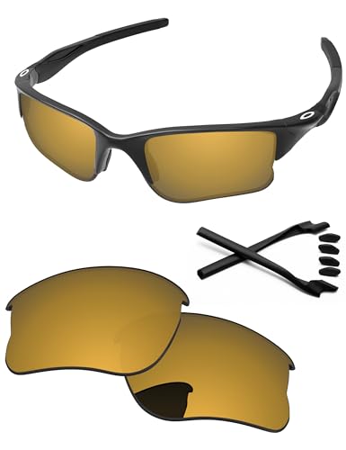 Image of Replacement Lenses & Rubber Kits for Oakley Half Jacket 2.0 XL OO9154 62mm - Precise Fit, UV Block, Impact Resistant