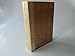 Magic puzzle book box wizard with secret compartment inside handmade wooden hidden storage box for jewelry secrets objects (Natural)