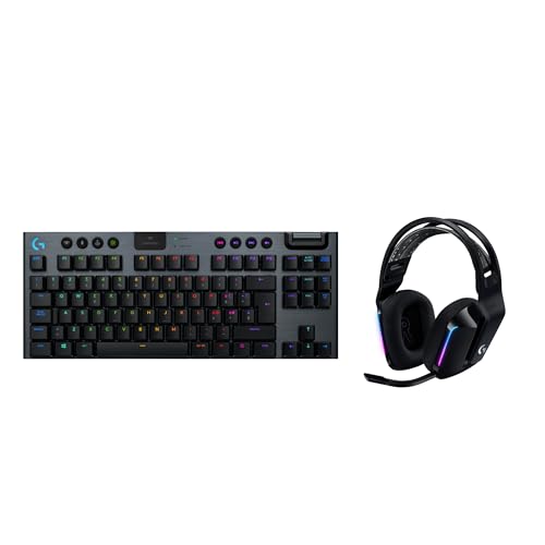 L’abbinamento perfetto per un gioco senza interruzioni: La cuffia G733 ha un'autonomia di 29 ore con un raggio d'azione wireless di 20 m e la tastiera G915 TKL offre fino a 40 ore di gioco con una sola carica