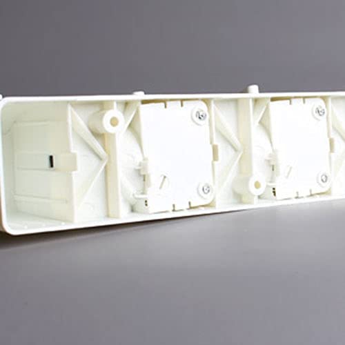 Soporte para Escobas Y Fregonas, Gancho para Guardar Herramientas De Limpieza, Soporte De Pared para Fregonas Y Herramientas, Estante Antideslizante para Guardar Herramie,White-35.5x7.5cm