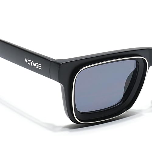 Image of Voyage UV Protected Square Sunglasses for Men & Women