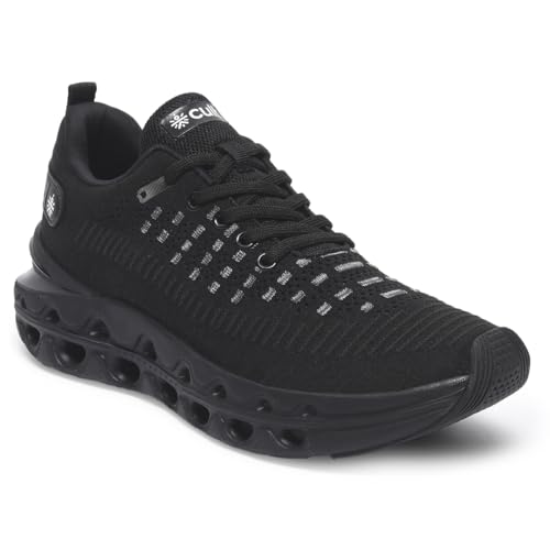 CULT Men Flexora Walking Shoes (CS704421UK8_UK8_Black)