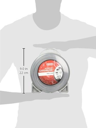 Miniatura 2 de Oregon 22-380 Magnum Gatorline Línea de recortadora de calibre redondo 416', gris