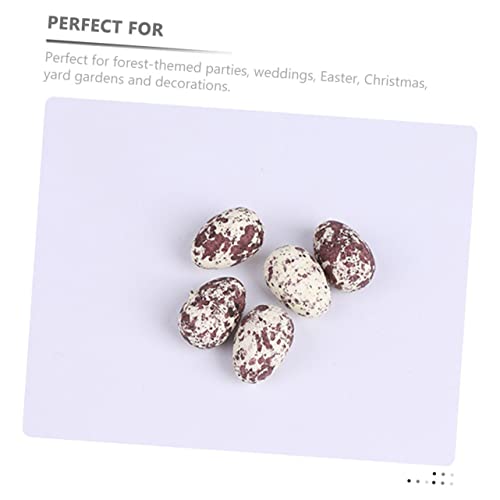 Image of 1Set Rattan Bird Nest Decoration with Artificial Birds and Eggs Decorative Home Craft Ornament for Garden Patio and Spring Decor