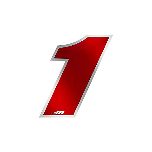 Image of Quattroerre Racing Number 1 Anodized Medium, Red