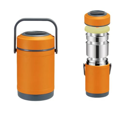 Lamantt�X�e�����X�X�`�[��304�����I�[�o�[�t���[�h�~���@�r �d�C���ъ� �H�i�����߂� USB���M �Â��Ŗ��L ���s�v�i�I�����W�A1.6L�j��e�ʖ��@�r �v���O�C�����M �d���Ɏ����^�� (2L,�I�����W)