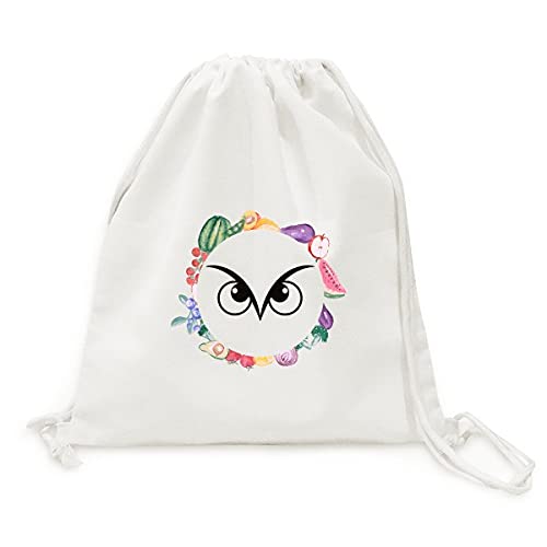 Sac en tissu pliable léger avec sangle et motif coquard