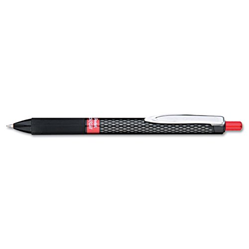 Bolígrafo gel Pentel recargable tinta roja