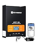 ECO-WORTHY 60A MPPT Solar Charge Controller Bluetooth, 12/24/36/48V Solar Panel Regulator for Lead-Acid/Lifepo4 Battery in Solar System RV