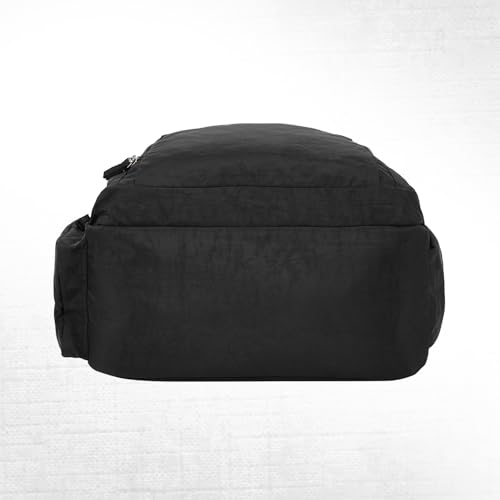 Image of Safari Jet 25L Laptop Backpack, School Bag for Boys and Girls, College Bag, Office Bag, Travel Bag for Men and Women, 2 Compartments, Organiser, Bottle Holder, Front Pocket for Chargers, Black